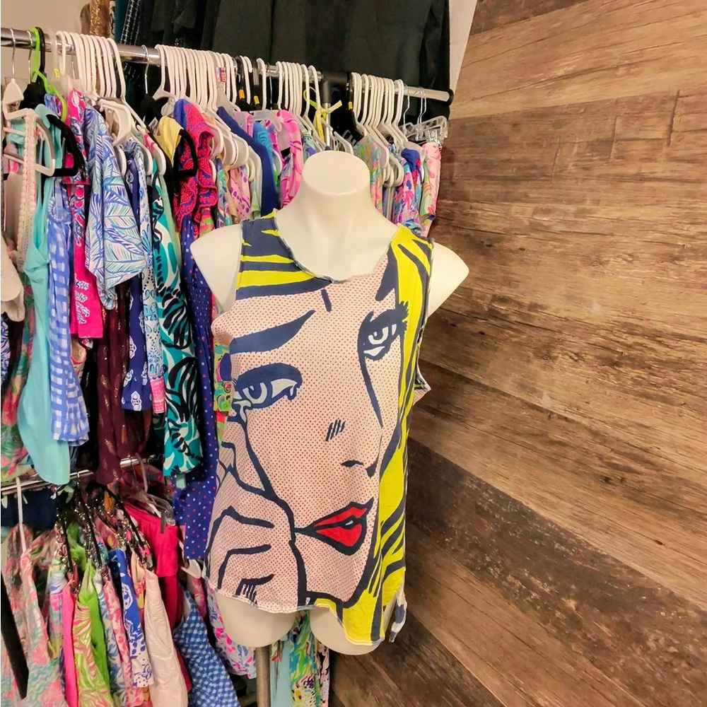 Pop Art Graphic Tank Top